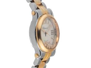 Thumbnail von Chopard Happy Sport Diamanten Perlmutt Ref.278573-6019 2025 Full Set Ungetragen Happy Sport Diamanten Perlmutt