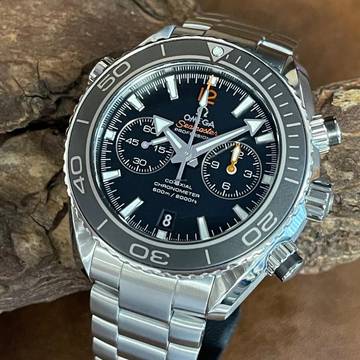  Omega Seamaster Planet Ocean Chronograph Stahl - FULL SET 2016 