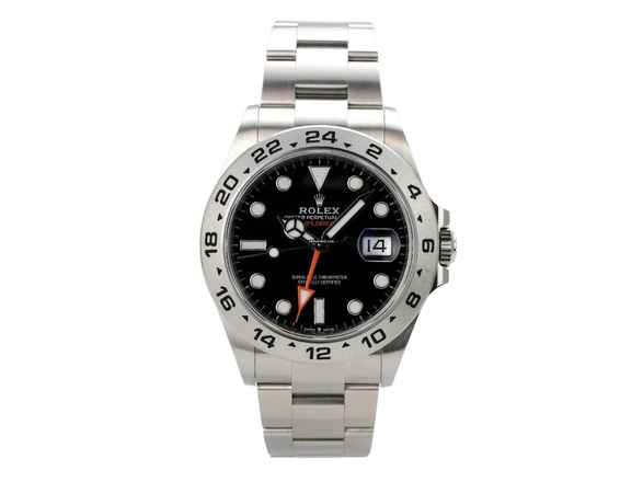 Rolex Explorer II 42 Edelstahl Ref. 226570 Zifferblatt Schwarz 