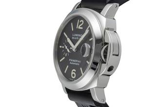 Thumbnail von Panerai Luminor Marina Automatic Datum Edelstahl Herrenuhr Ref. PAM00104 B&P