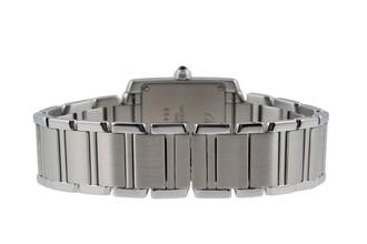 Thumbnail von Cartier Tank Française Edelstahl Quarz Damenuhr Ref. W51003Q3