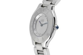 Thumbnail von Cartier 21 Must de Cartier Edelstahl Damenuhr Saphirglas Ref. W10110T2 Klassiker