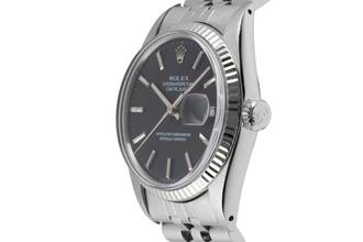 Thumbnail von Rolex Datejust 36 Stahl / Weissgold Automatik Herrenuhr Ref. 16014 Klassiker