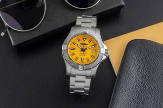 Thumbnail von Breitling Avenger Seawolf Yellow Stahl Automatik Herrenuhr Ref A17319101I1A1 B&P