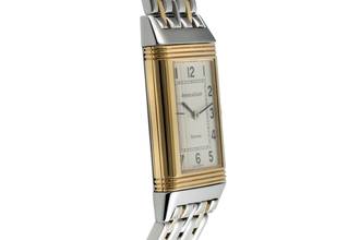 Thumbnail von Jaeger-LeCoultre Reverso Lady Stahl / Gold Quarz Damenuhr Ref. 140.252.5