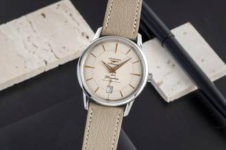 Thumbnail von Longines Flagship Heritage Automatik Edelstahl Herrenuhr Ref. L4.795.4.78.2 B&P