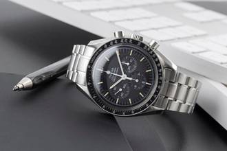 Thumbnail von Omega Speedmaster Professional Moonwatch Chronograph Stahl Handaufzug Ref. 3590.50.00
