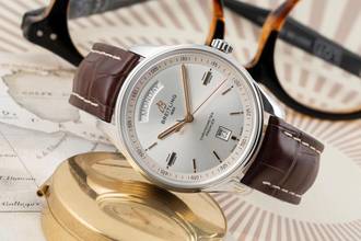 Thumbnail von Breitling Premier Automatik Day Date Stahl A45340 211G1P2 B&P 2019