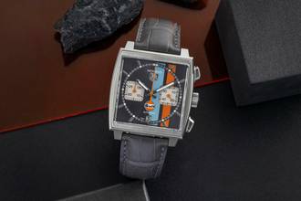 Thumbnail von TAG Heuer Monaco Calibre 12 Gulf Black Ref. CAW2113.FC6250 limited B&P 2009