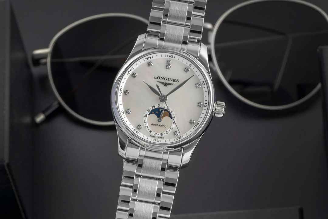  Longines Master Collection Moonphase MOP Stahl Ref.L2.409.4.87.6 B&P 2023 