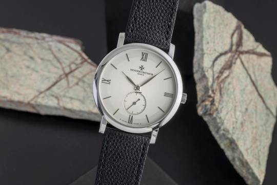  Vacheron Constantin Patrimony 18k (0,750) Weissgold Handaufzug Ref 81160/000G 