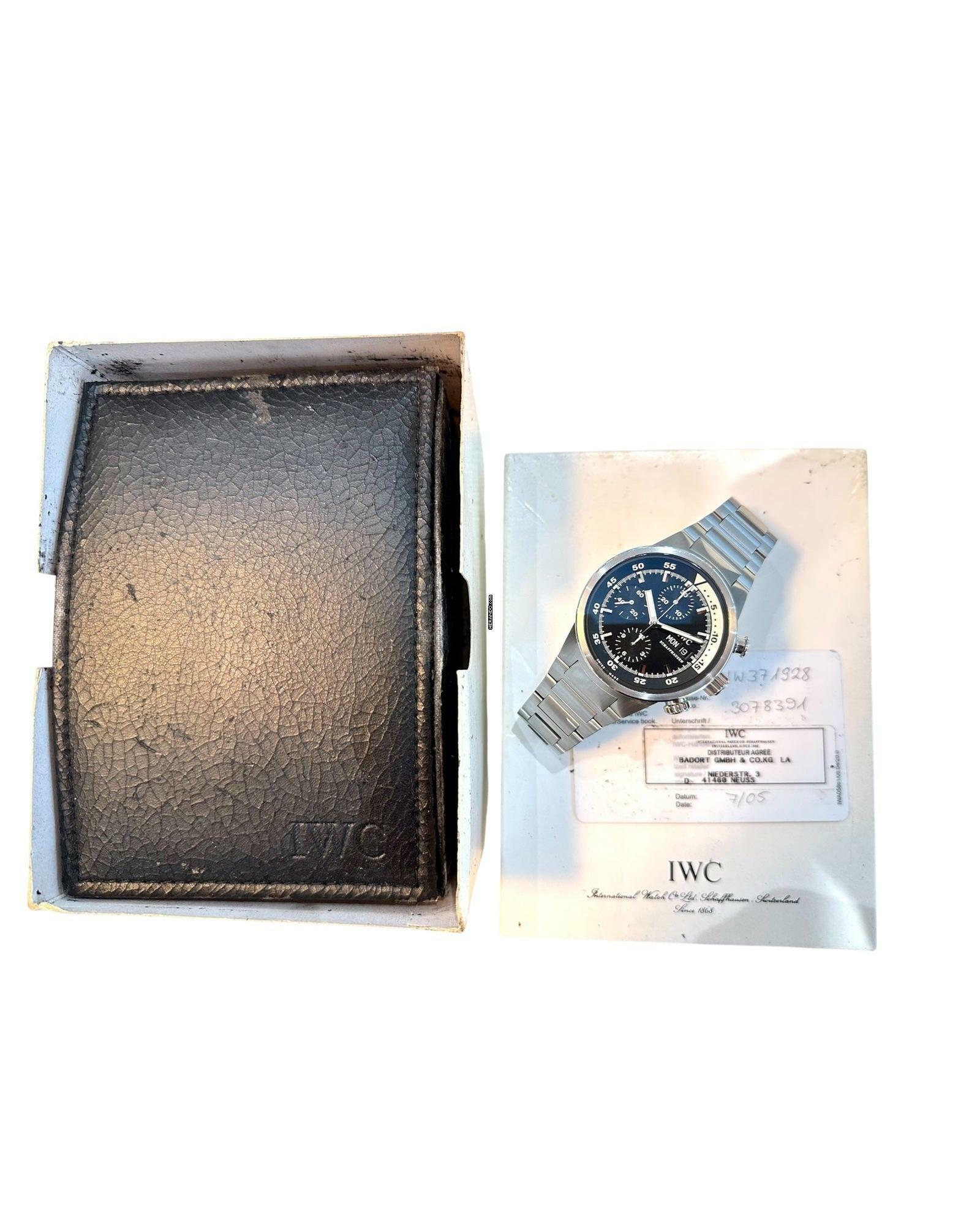  IWC Aquatimer Chronograph Referenz IW371928 
