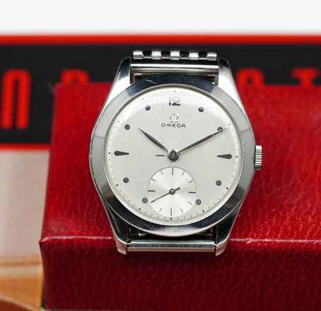  Omega Classic RARE 1940'S 36MM CALATRAVA WITH STUNNING MIRROR DIAL VINTAGE 2489 