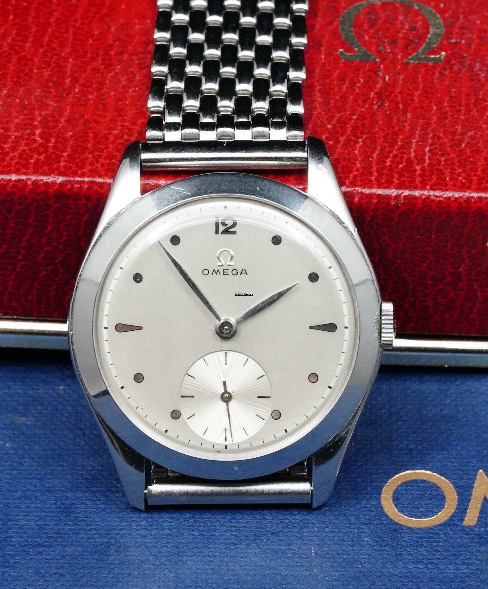 Thumbnail von Omega Classic RARE 1940'S 36MM CALATRAVA WITH STUNNING MIRROR DIAL VINTAGE 2489