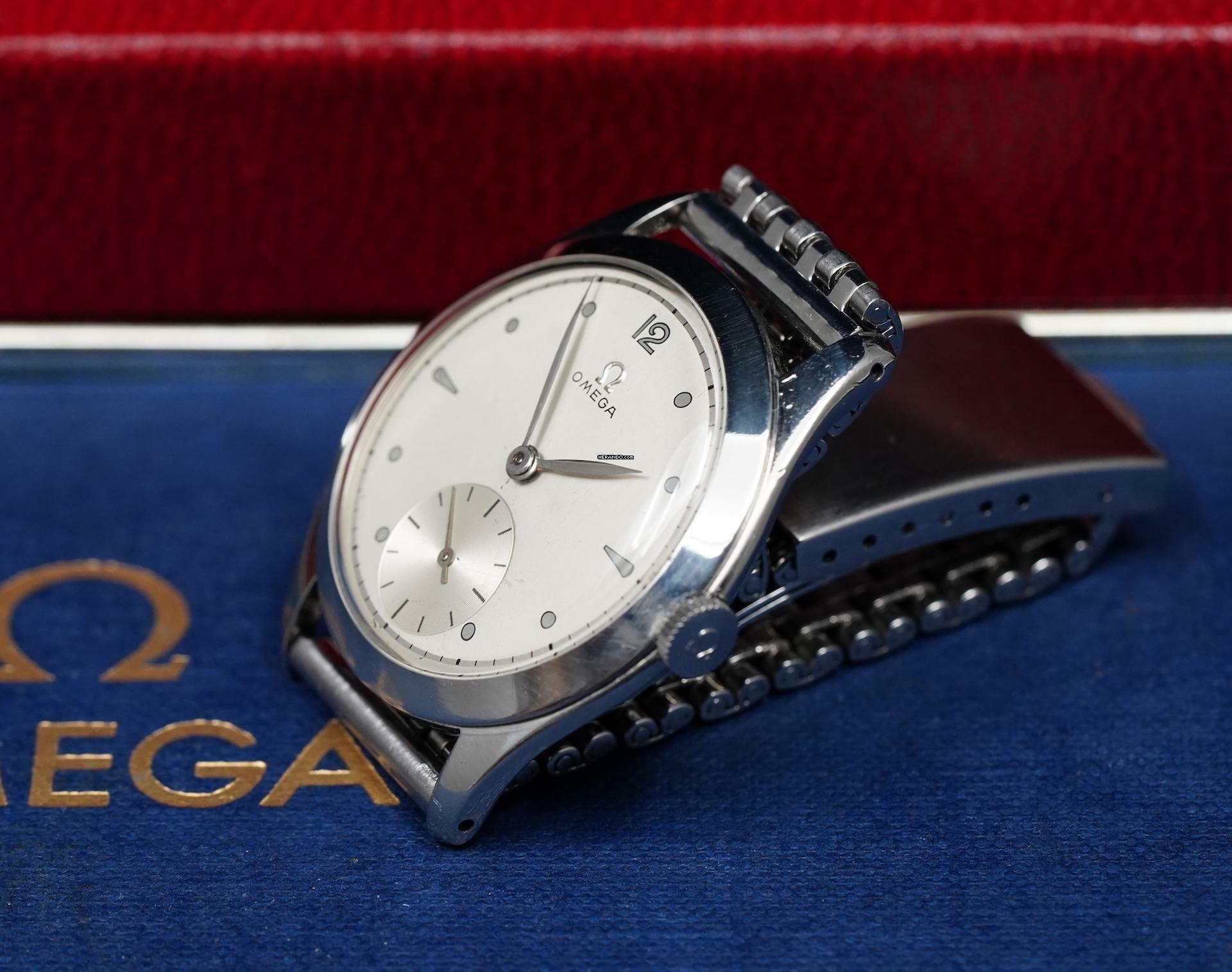 Thumbnail von Omega Classic RARE 1940'S 36MM CALATRAVA WITH STUNNING MIRROR DIAL VINTAGE 2489