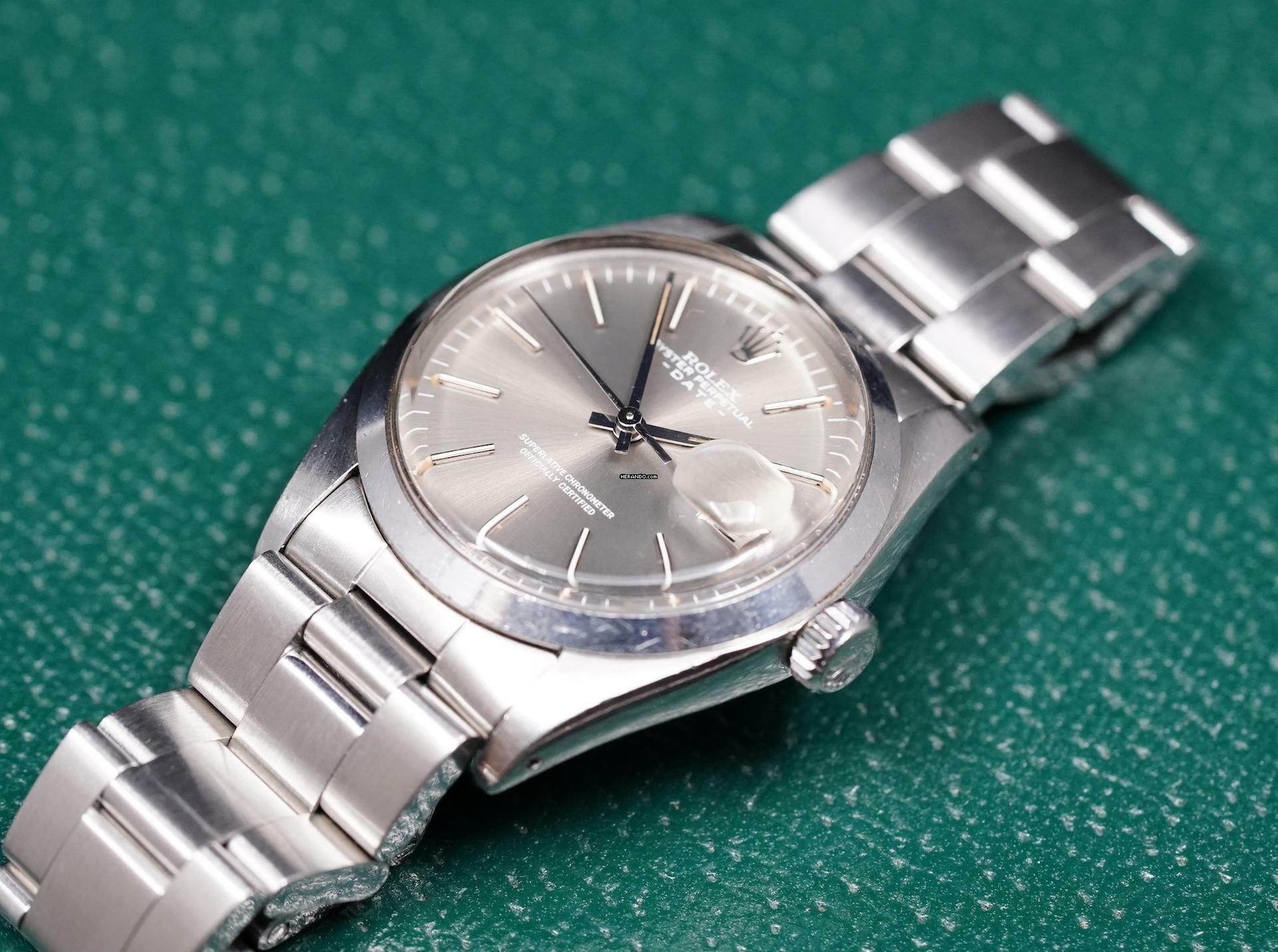 Thumbnail von Rolex UNPOLISHED DATE 1500 WITH RARE SIGMA GHOST DIAL FROM 1979
