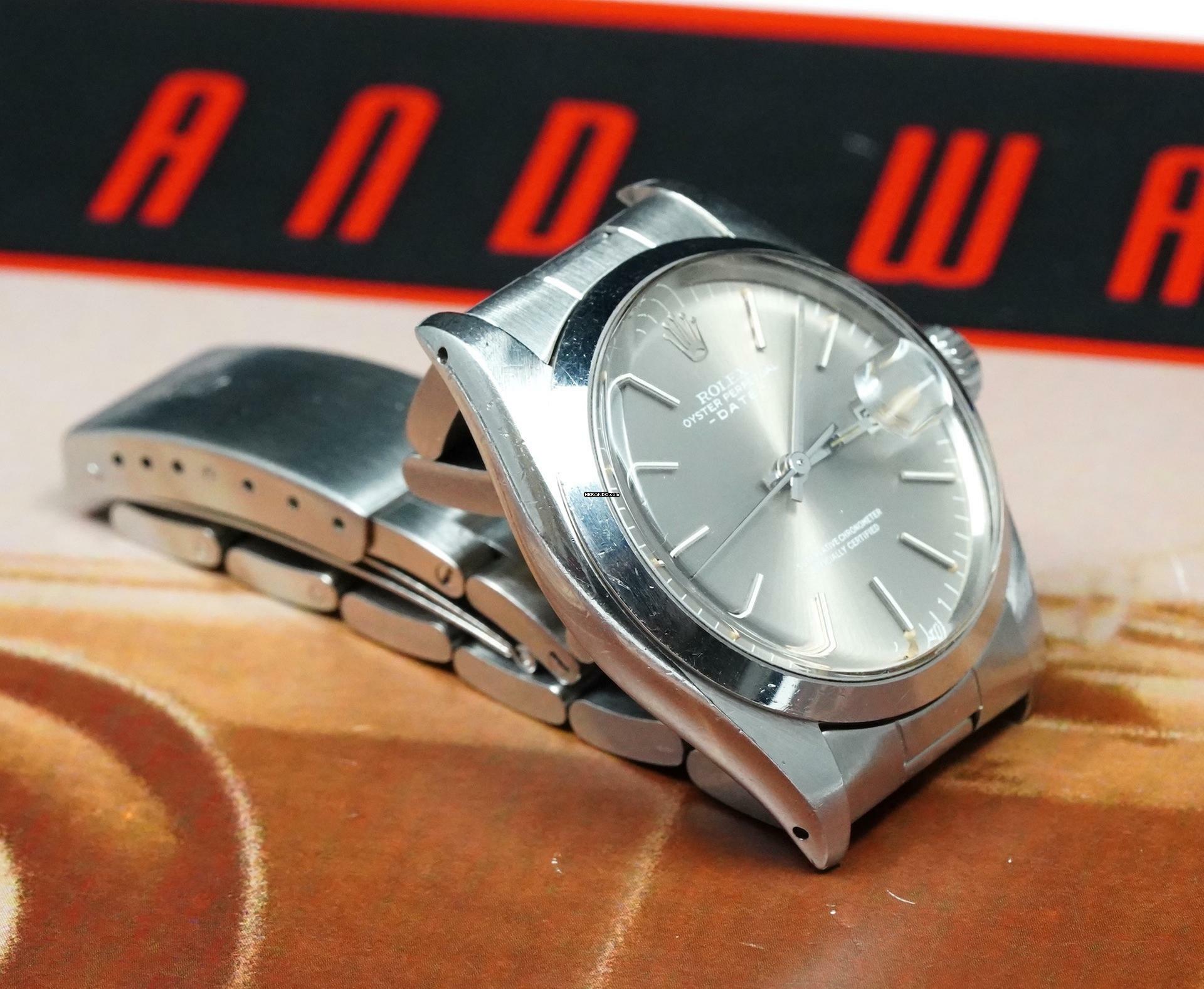 Thumbnail von Rolex UNPOLISHED DATE 1500 WITH RARE SIGMA GHOST DIAL FROM 1979
