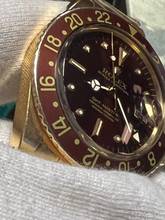 Thumbnail von Rolex GMT-Master 1675/8 GMT-Master Rootbeer 18k mit Box + Booklets aus 1969 Erstbesitz! Box + Booklets-Neuer Service