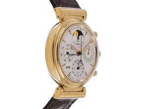 Thumbnail von IWC Da Vinci Perpetual Calendar Kalender Ref.3750 1998 Full Set wie Neu Vintage Da Vinci Perpetual Kalender 18kt Roségold Saphirglas