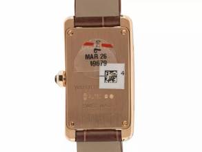 Thumbnail von Cartier Tank Américaine PM kleines Modell Ref.WGTA0133 2025 Full Set Ungetragen Tank Américaine PM kleines Modell 18kt Roségold