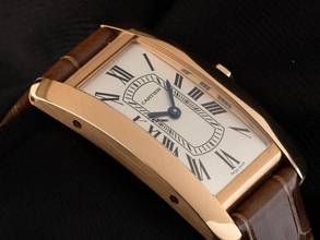 Thumbnail von Cartier Tank Américaine PM kleines Modell Ref.WGTA0133 2025 Full Set Ungetragen Tank Américaine PM kleines Modell 18kt Roségold