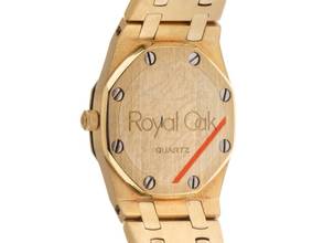 Thumbnail von Audemars Piguet Royal Oak Lady 18kt Gelbgold Diamanten Ref.6008BA 1988 Full Set wie Neu Vintage Royal Oak 18kt Gelbgold Diamanten 105g
