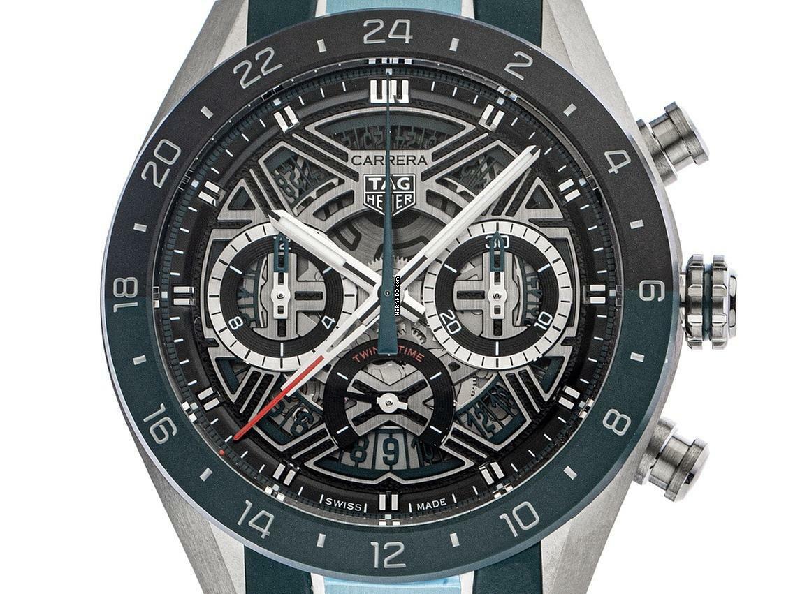 TAG Heuer Carrera Chronograph Extreme Sport Twin-Time Ref.CBU2084.FT6297 2025 Full Set Ungetragen Carrera Chronograph Extreme Sport Twin-Time Faltschließe