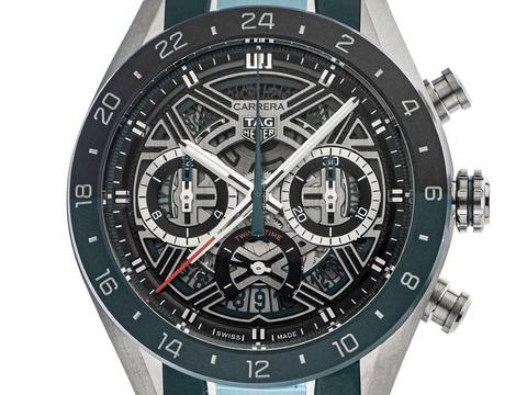  TAG Heuer Carrera Chronograph Extreme Sport Twin-Time Ref.CBU2084.FT6297 2025 Full Set Ungetragen Carrera Chronograph Extreme Sport Twin-Time Faltschließe 