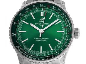 Thumbnail von Breitling Navitimer Ref.A17329371L1A1 2025 Full Set Ungetragen Navitimer Automatic Green Dial