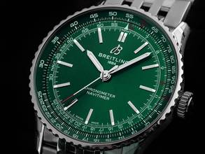 Thumbnail von Breitling Navitimer Ref.A17329371L1A1 2025 Full Set Ungetragen Navitimer Automatic Green Dial