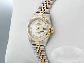 Thumbnail von Rolex Lady-Datejust Edelstahl Gelbgold 750 Perlmutt Automatik Gold Stahl Damen Stainless Steel 18kt Yellow Gold Jubilé-band Chronometer Oyster