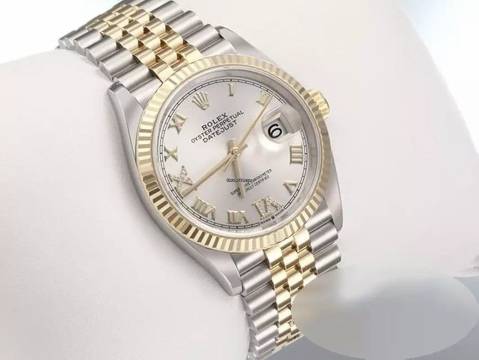  Rolex Datejust 36 36mm 126233 2024 Stahl Gelbgold 750 Diamanten Automatik Gold 