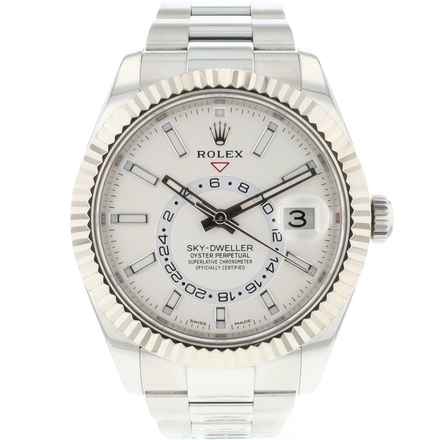  Rolex Sky-Dweller Steel White Dial 