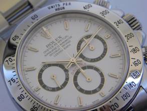 Thumbnail von Rolex Daytona 16520 Daytona Stahl im Top Zustand original Hang Tag mit Nummern. 1995 W Serie Zenith Daytona mit original Box und Zubehör