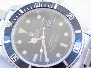 Thumbnail von Rolex Submariner Date Ref 16800 original Matte Dial Tritium vpn 1982 mit Box original matte Dial und Tritium Pearl Bezel Rarität v 1982