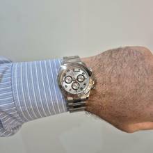 Thumbnail von Rolex Daytona Todo em Ouro Branco Silver Racing Dial 40mm Automático Completo