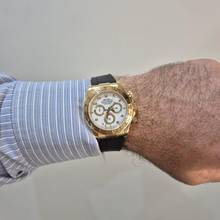 Thumbnail von Rolex Daytona Yellow Gold Racing White 40mm Automático Completo