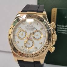 Thumbnail von Rolex Daytona Yellow Gold Racing White 40mm Automático Completo