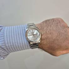 Thumbnail von Rolex Datejust 41 41mm Ouro Branco & Aço Silver Dial Automático Completo