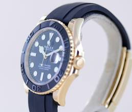 Thumbnail von Rolex Yacht-Master 42 Gelbgold 18K Oysterflex black Dial 3235 B+P