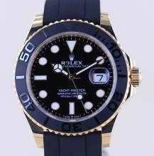 Thumbnail von Rolex Yacht-Master 42 Gelbgold 18K Oysterflex black Dial 3235 B+P