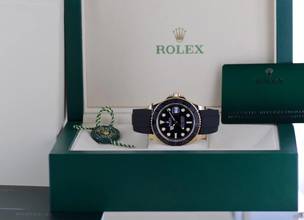 Thumbnail von Rolex Yacht-Master 42 Gelbgold 18K Oysterflex black Dial 3235 B+P