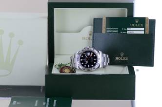 Thumbnail von Rolex Explorer II 216570 black Dial Orange Hand Top Klassiker LC100 B+P