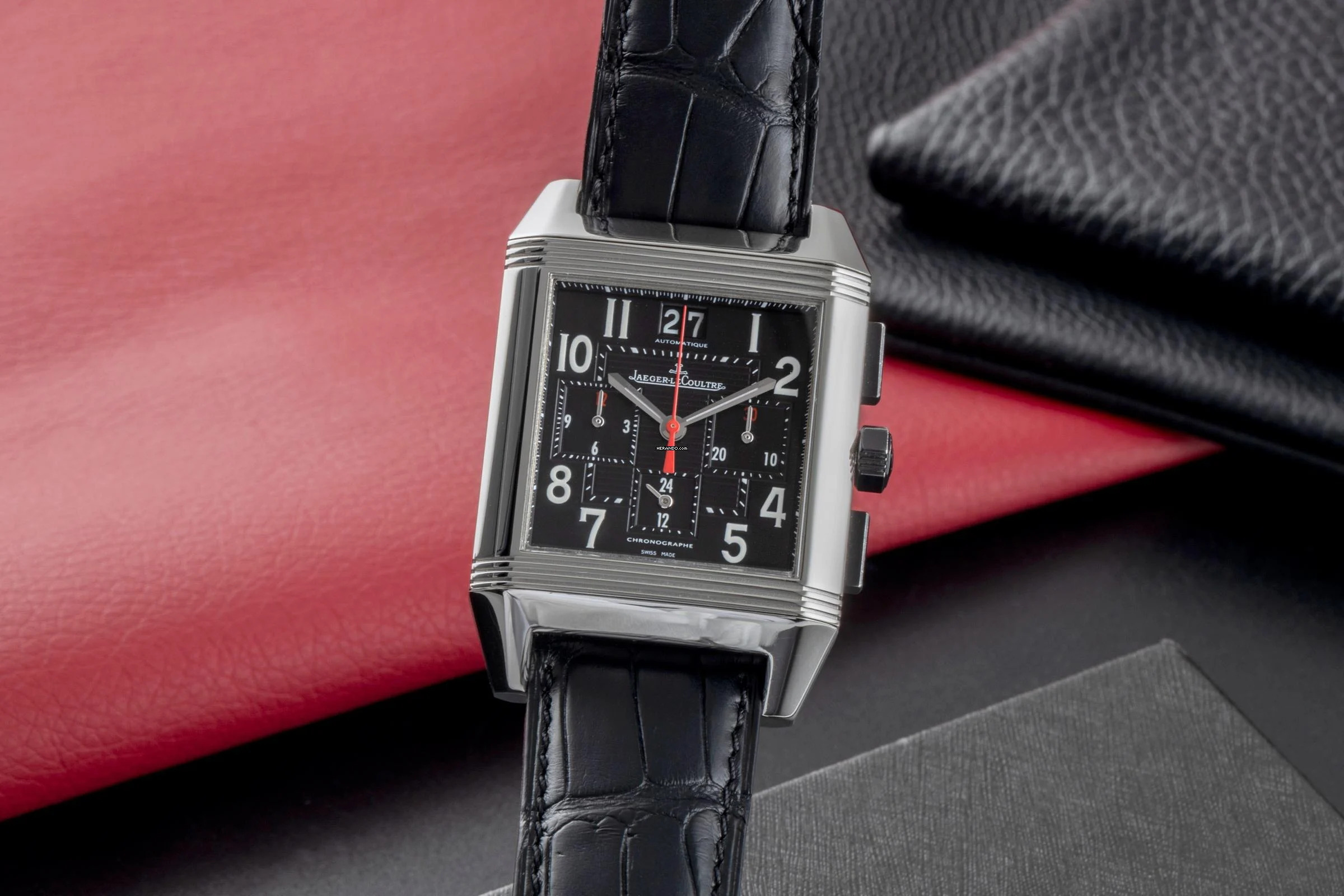  Jaeger-LeCoultre Reverso Squadra Chronograph GMT Automatik Ref. Q701868P 230.8.45 