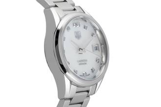 Thumbnail von TAG Heuer Carrera Lady Automatik Stahl MOP Diamanten Ref. WAR2414.BA0776 B&P 2018
