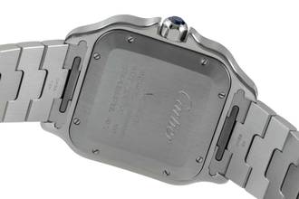 Thumbnail von Cartier Santos Stahl / Gold Automatik Herrenuhr Ref. W2SA0009 Box & Papiere