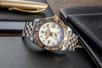 Thumbnail von Breitling Galactic 36 Stahl / Rosegold MOP Diamanten Automatik Ref. C37330