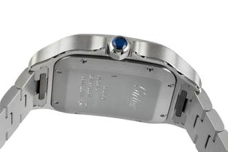 Thumbnail von Cartier Santos Stahl Green Dial Automatik Herren Ref WSSA0062 Box & Papiere 2023