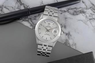 Thumbnail von Tudor Prince Date Day Silver Dial Edelstahl Automatik Herren Ref. 76200