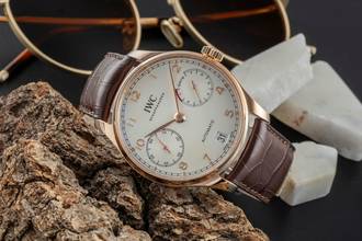 Thumbnail von IWC Portugieser Automatik 7 Days 18k Rotgold Automatik Ref. IW500701 Papiere